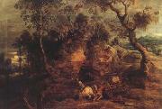 Peter Paul Rubens Landscape With Carters (mk27) oil painting on canvas